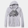 Adult Triblend Full-Zip Fleece Hooded Sweatshirt Thumbnail